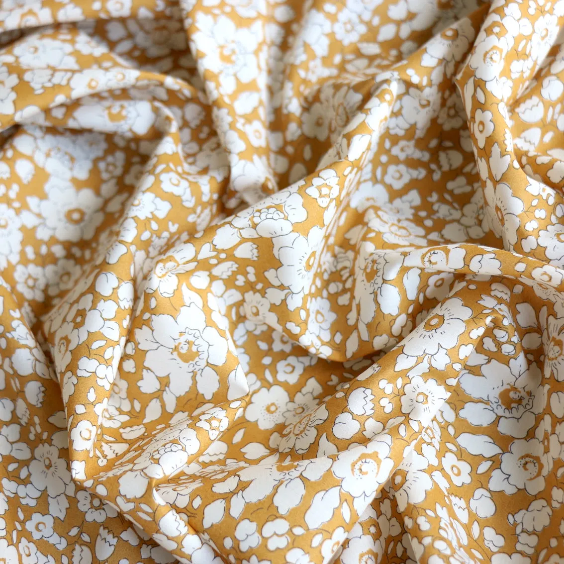 Betsy Boo Mustard Liberty Tana Lawn™