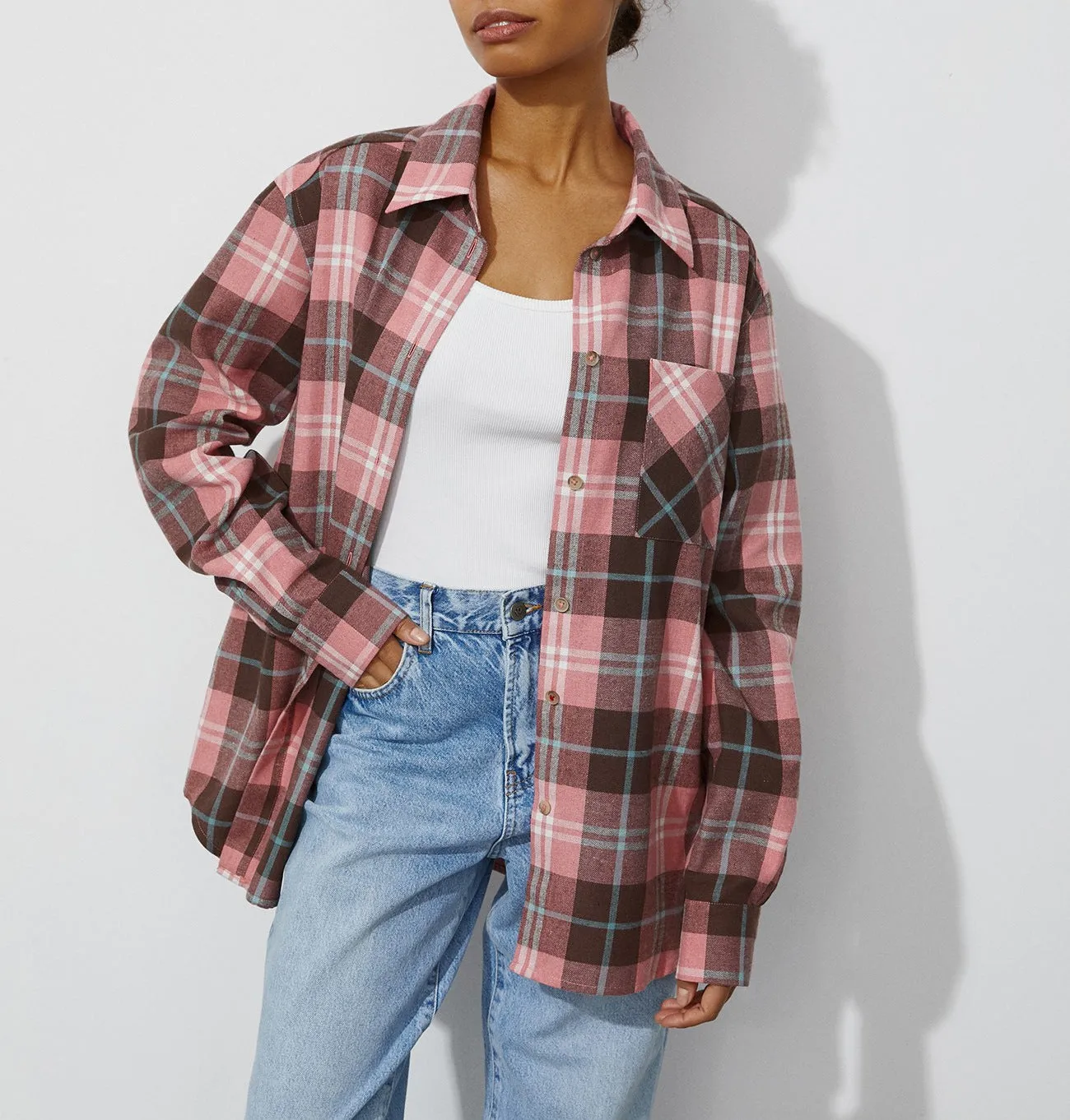 Camisa Revoir Xadrez Feminina
