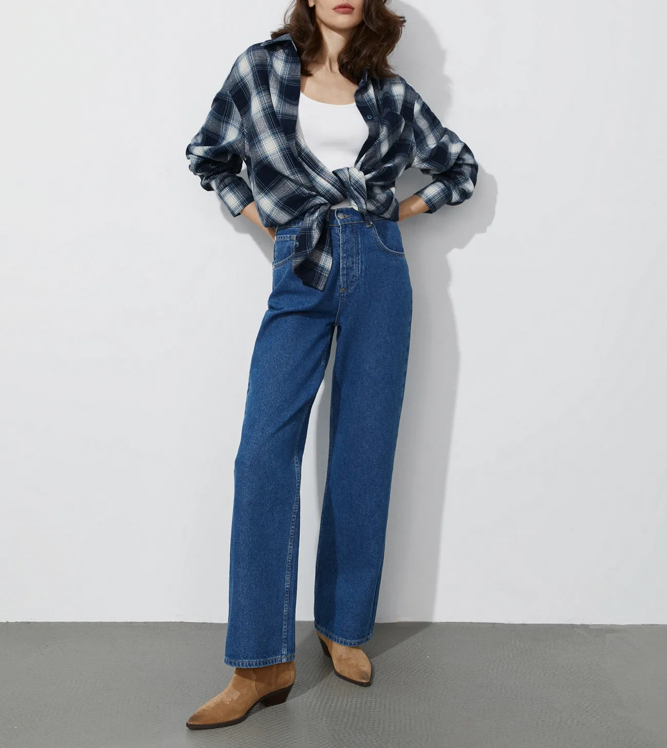 Camisa Revoir Xadrez Feminina