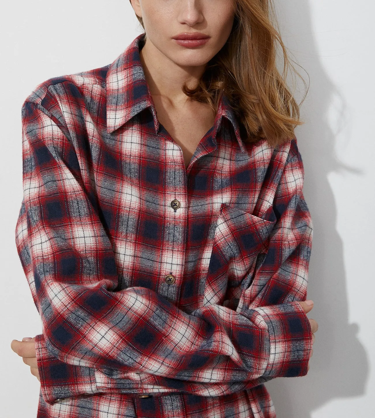 Camisa Revoir Xadrez Feminina