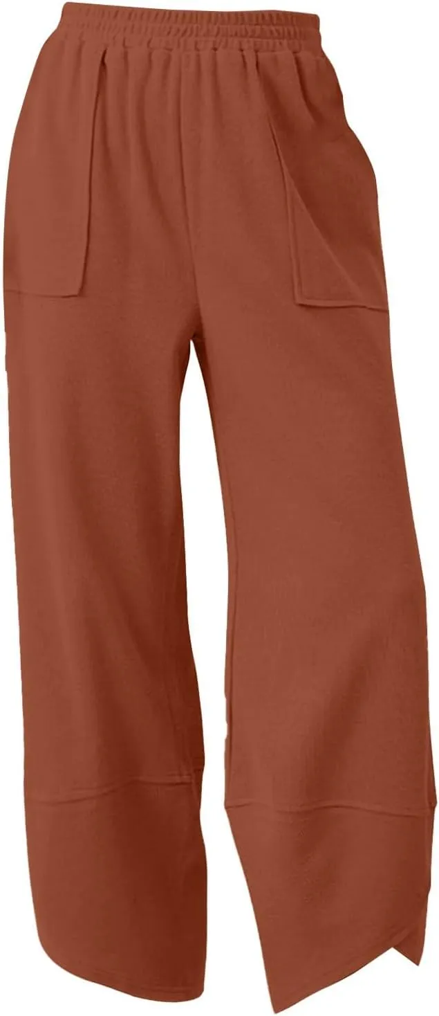 Cargo Sweatpants for Boys Girls High Elastic Waisted Bottom Hip Hop Dance Jogger Pants Versatile Streetwear Pants
