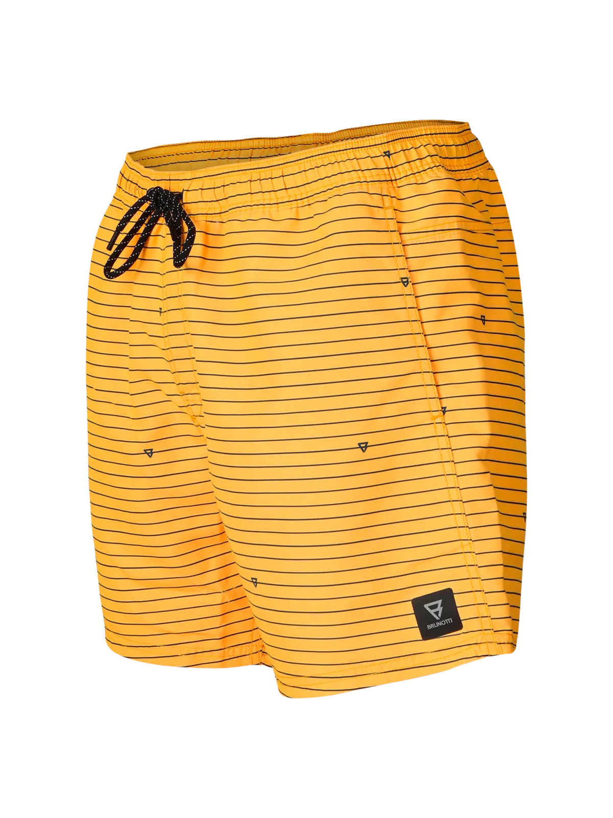 CrunECO-Stripe Men Swim Shorts | Orange