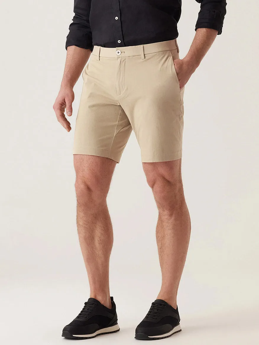 DEKE Galaxy Bermuda Ultra 4X Stretch Twill in Khaki