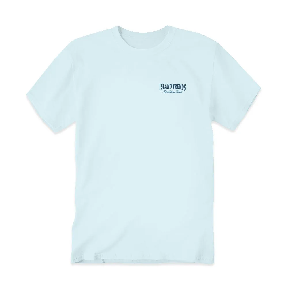 Island Trends Hammock on the Beach T-Shirt - Chambray