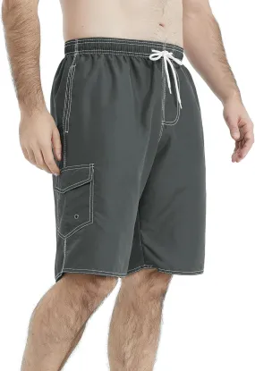 Mens Swim Trunks Swim Shorts Swimwear Swimsuit Beach Shorts Bathing Suits Quick Dry Waterproof