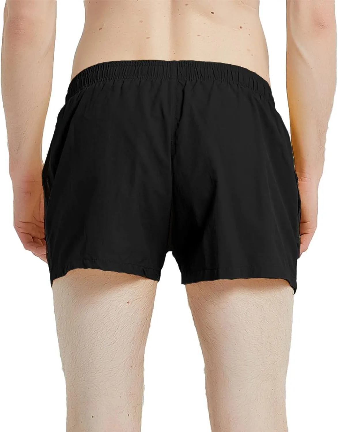 MYJAJAYI Mens Swim Trunks 3" Swim Shorts Quick Dry Beach Shorts with Mesh Lining