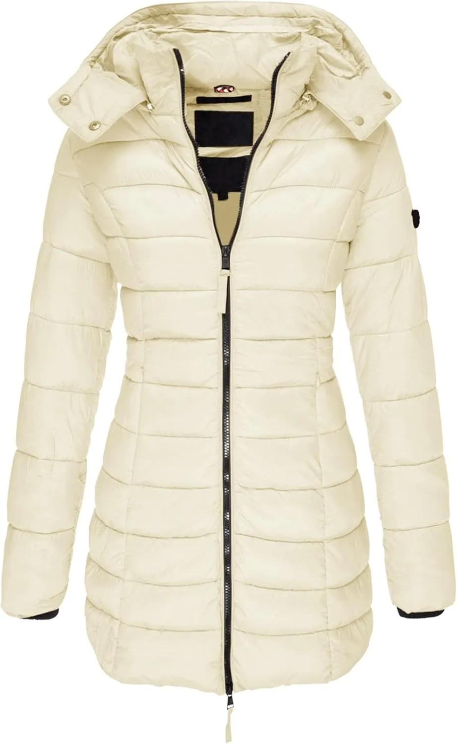 Parka Coats for Women Plus Size Long Thermal Thicken Padded Jacket Trendy 2022 Outdoor Down Coat with Pockets