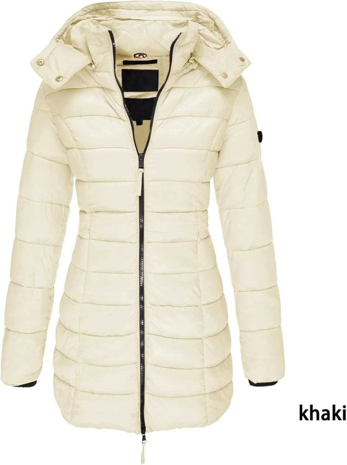 Parka Coats for Women Plus Size Long Thermal Thicken Padded Jacket Trendy 2022 Outdoor Down Coat with Pockets