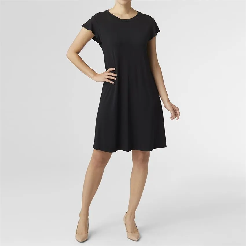 Ruffle Sleeve Tunic Dress