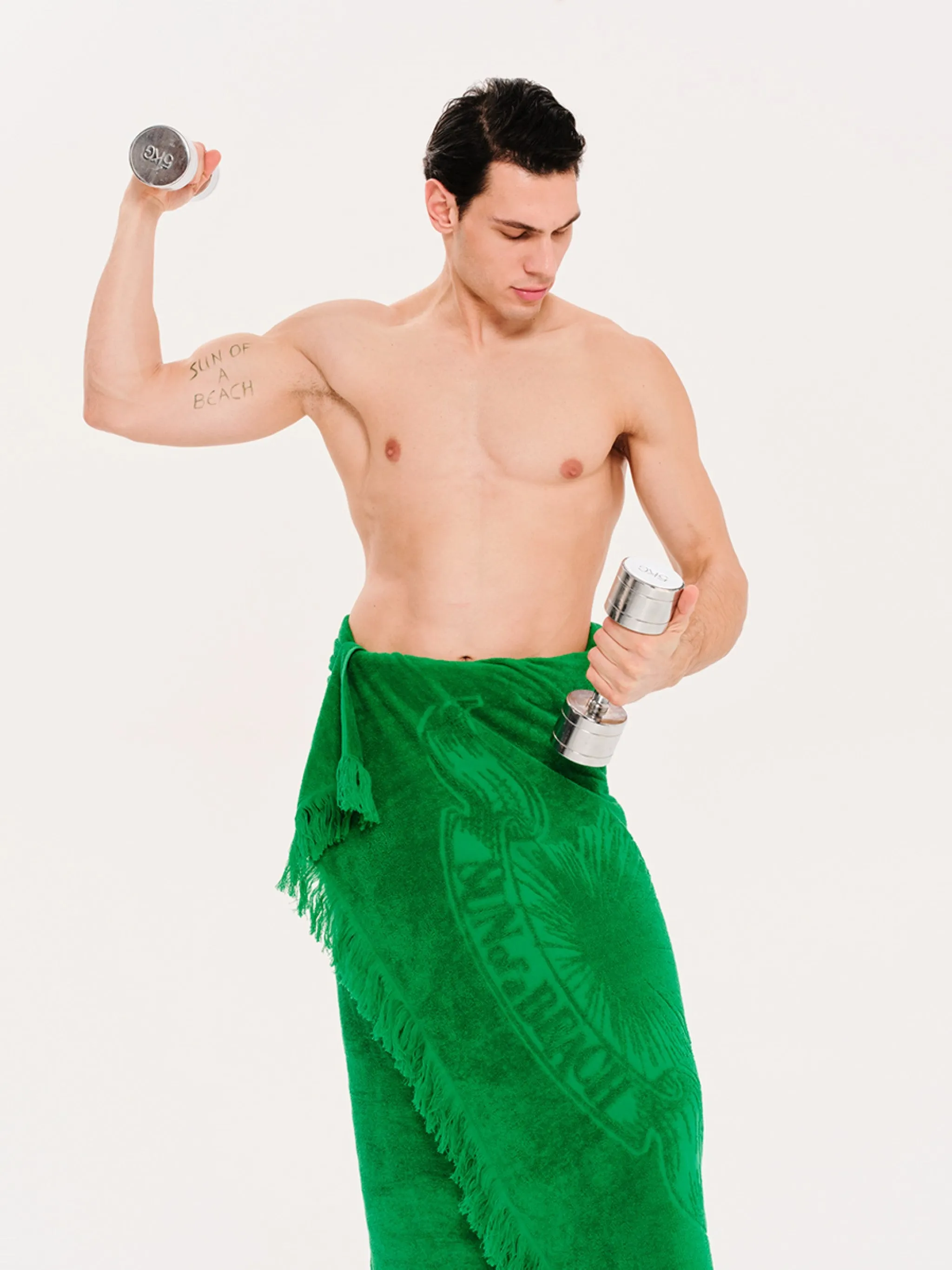 Wasabi | Monochrome Beach Towel
