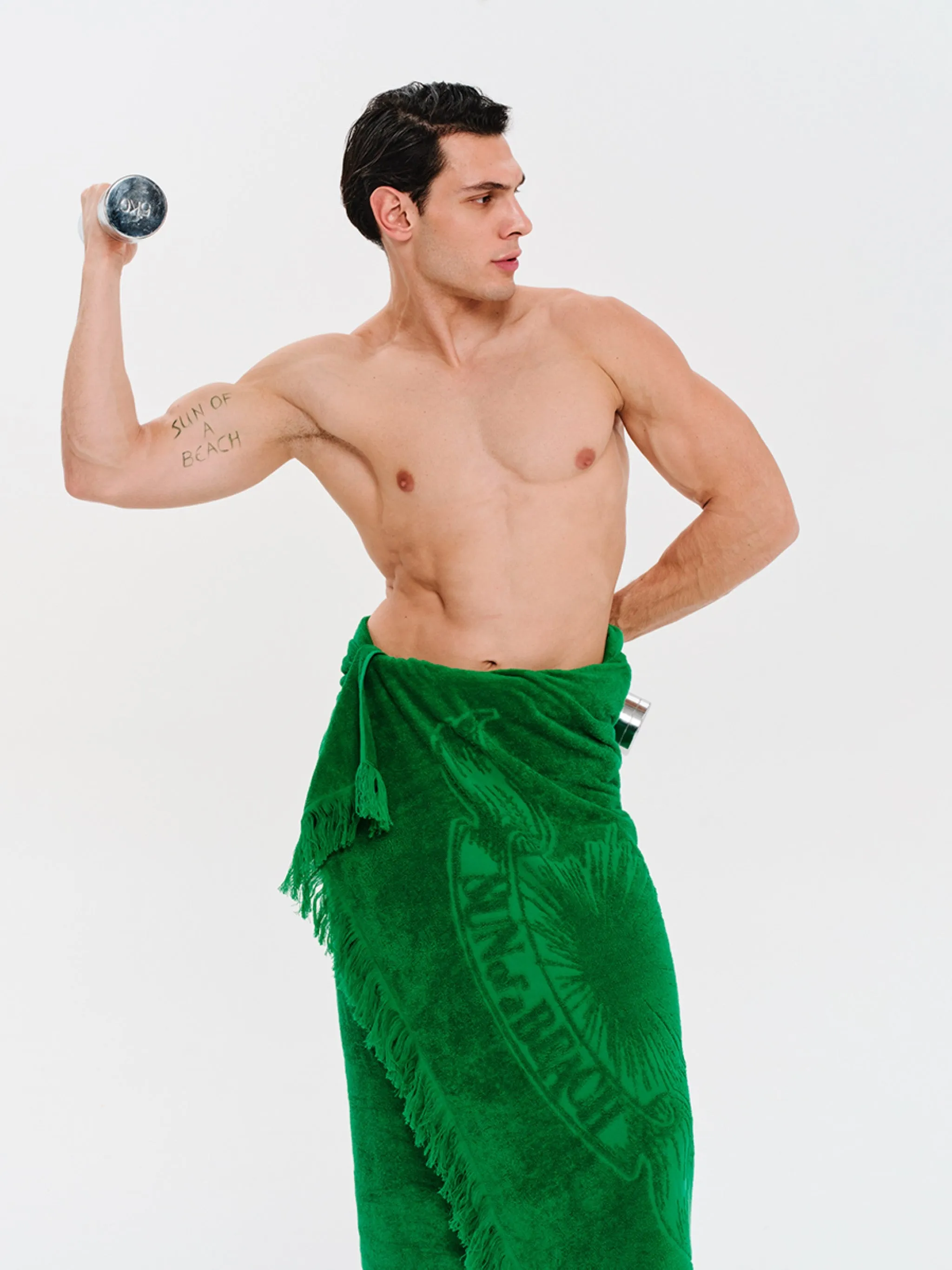 Wasabi | Monochrome Beach Towel