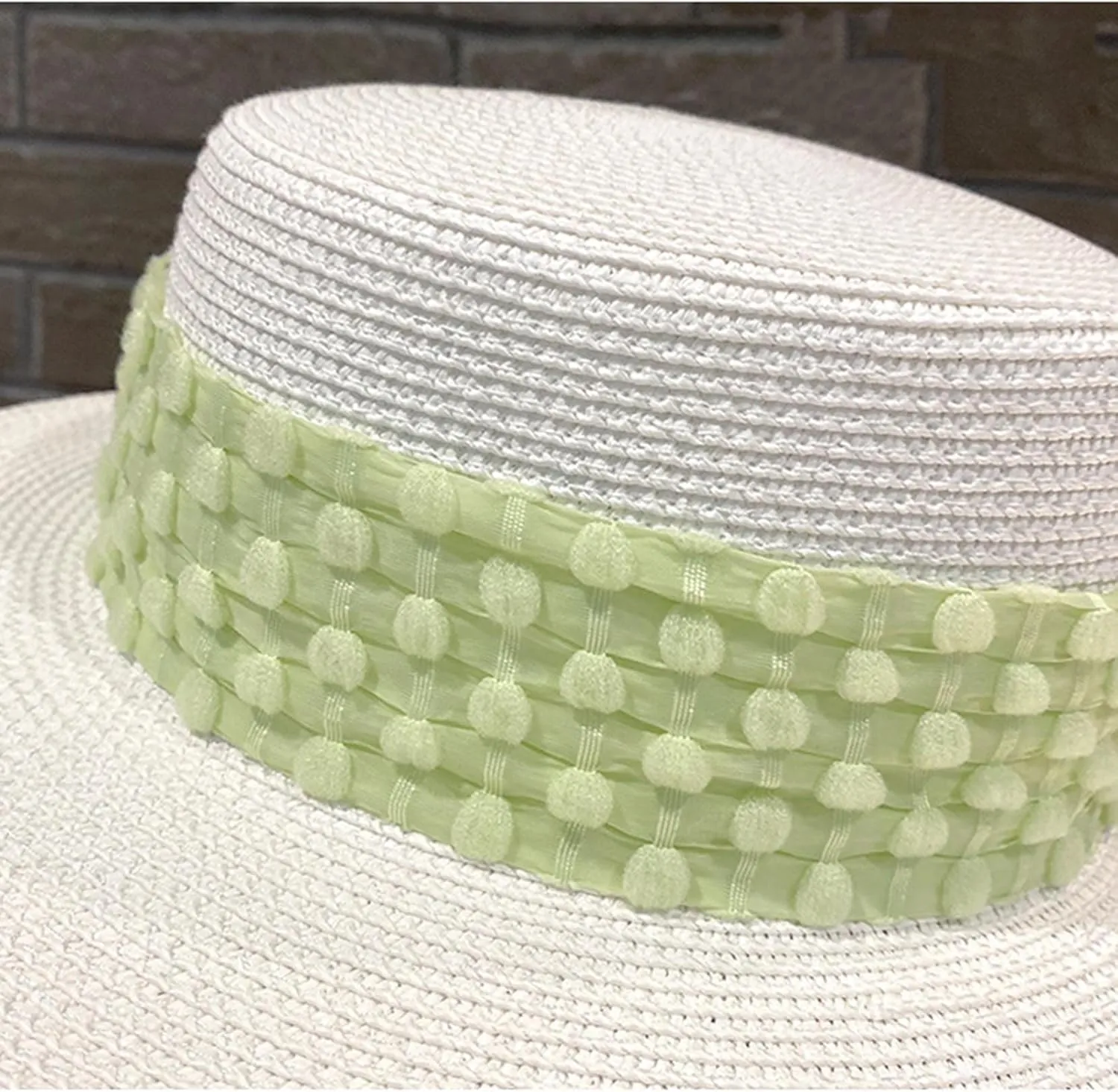 Women's White Sun Hat Adjustable - Outdoor Swim Beach Pool Hat Wide Brim Summer Sun Protection Sun Hats