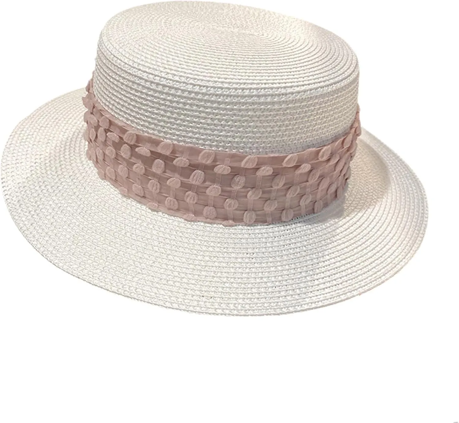 Women's White Sun Hat Adjustable - Outdoor Swim Beach Pool Hat Wide Brim Summer Sun Protection Sun Hats